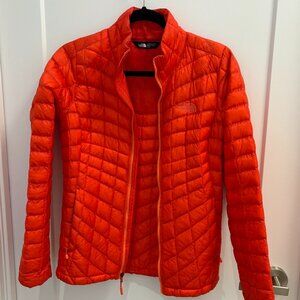 Women’s X-Small Quilted Lightweight Jacket – Bright Orange